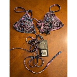 Ree Bees Bikini Swim Suit Top Size M NWT